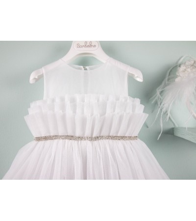 Βαπτιστικό φόρεμα Bambolino Crystal 9502