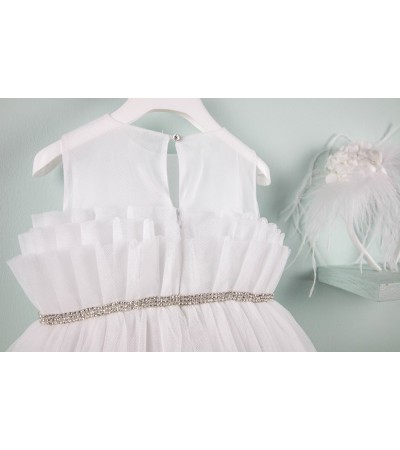 Βαπτιστικό φόρεμα Bambolino Crystal 9502