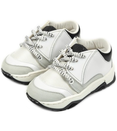 Βαπτιστικά παπούτσια αγόρι BabyWalker Exc 5218 λευκό - μπλε σε ΠΡΟΣΦΟΡΑ