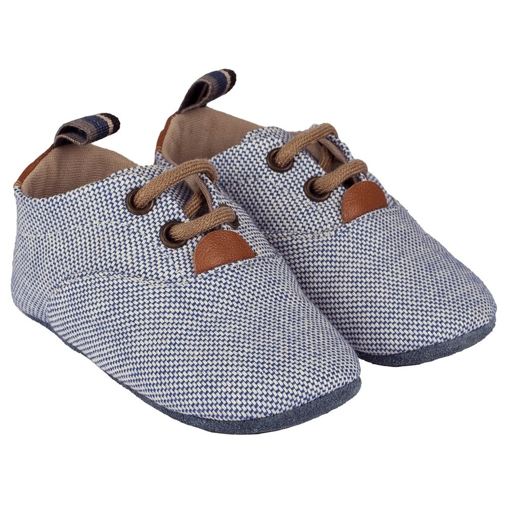 Βαπτιστικά παπούτσια αγόρι BabyWalker Mi 1064 μπλε ρουά