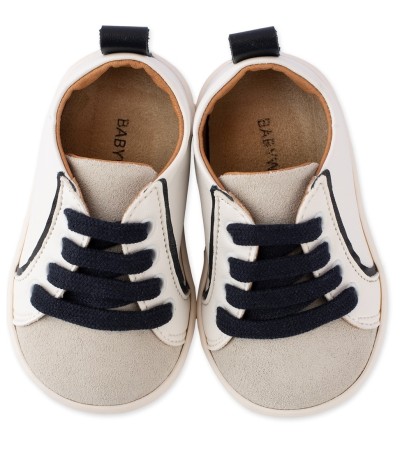 Βαπτιστικά παπούτσια αγόρι BabyWalker Pri 2082 λευκό - μπλε σε ΠΡΟΣΦΟΡΑ