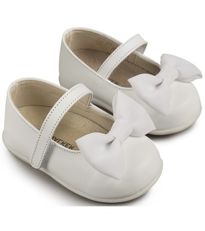 Βαπτιστικά παπούτσια κορίτσι BabyWalker Pri 2525 λευκό