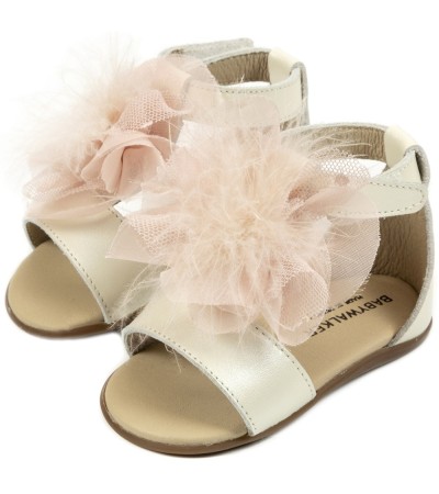 Βαπτιστικά παπούτσια κορίτσι BabyWalker Pri 2599 εκρού ροζ