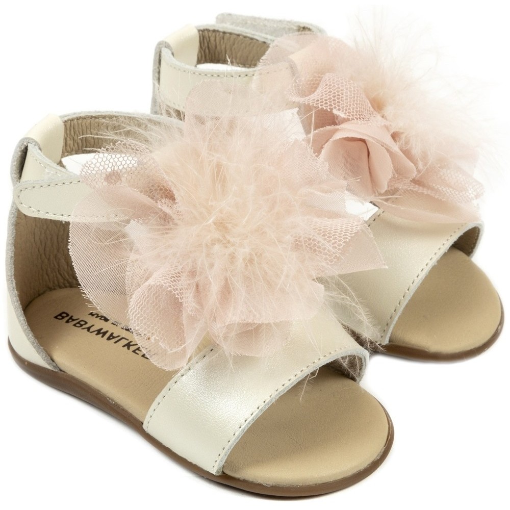 Βαπτιστικά παπούτσια κορίτσι BabyWalker Pri 2599 εκρού ροζ