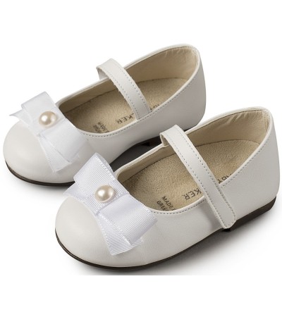 Βαπτιστικά παπούτσια κορίτσι BabyWalker Bs 3500 λευκό