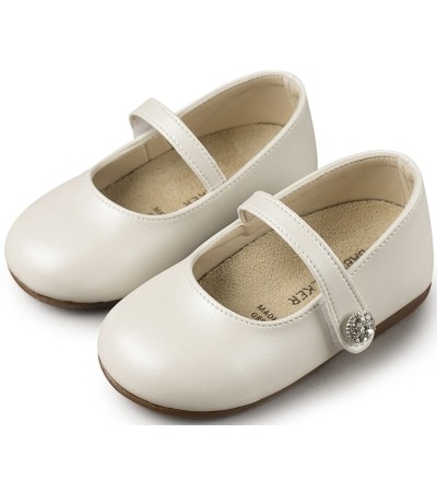 Βαπτιστικά παπούτσια κορίτσι BabyWalker Bs 3502 εκρού