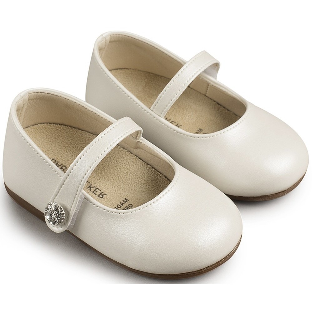 Βαπτιστικά παπούτσια κορίτσι BabyWalker Bs 3502 εκρού