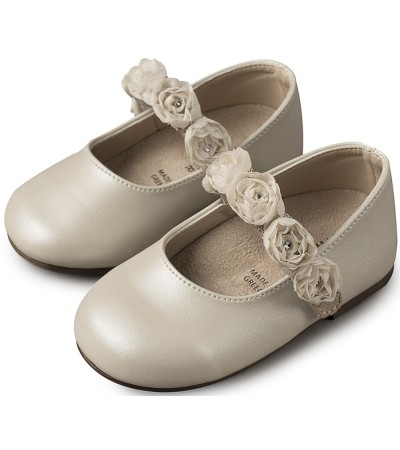 Βαπτιστικά παπούτσια κορίτσι BabyWalker Bs 3523 εκρού