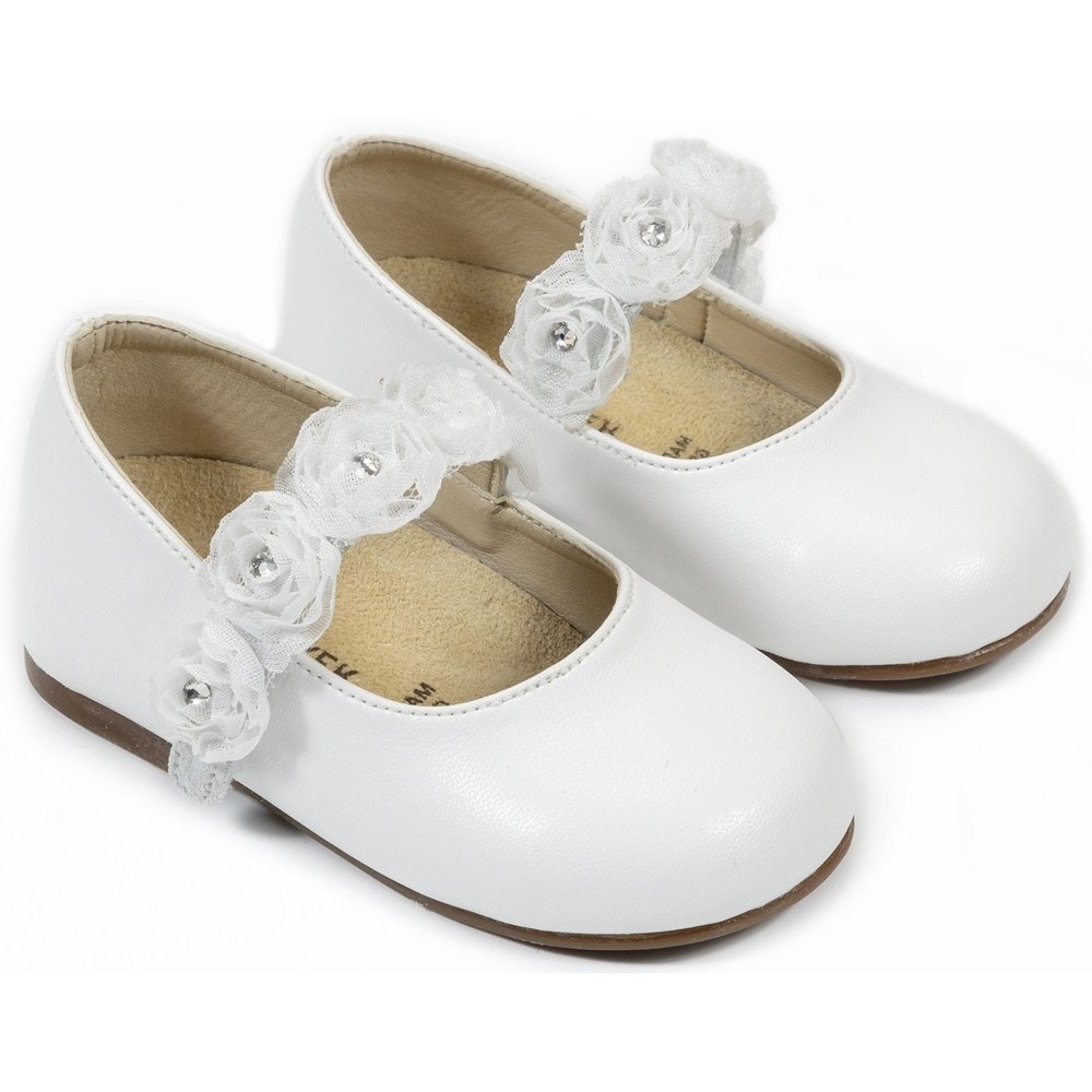 Βαπτιστικά παπούτσια κορίτσι BabyWalker Bs 3523 λευκό