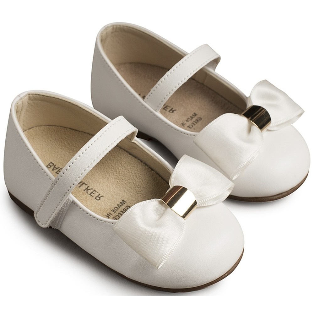 Βαπτιστικά παπούτσια κορίτσι BabyWalker Bs 3537 λευκό