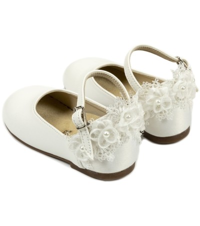 Βαπτιστικά παπούτσια κορίτσι BabyWalker Bs 3543 λευκό