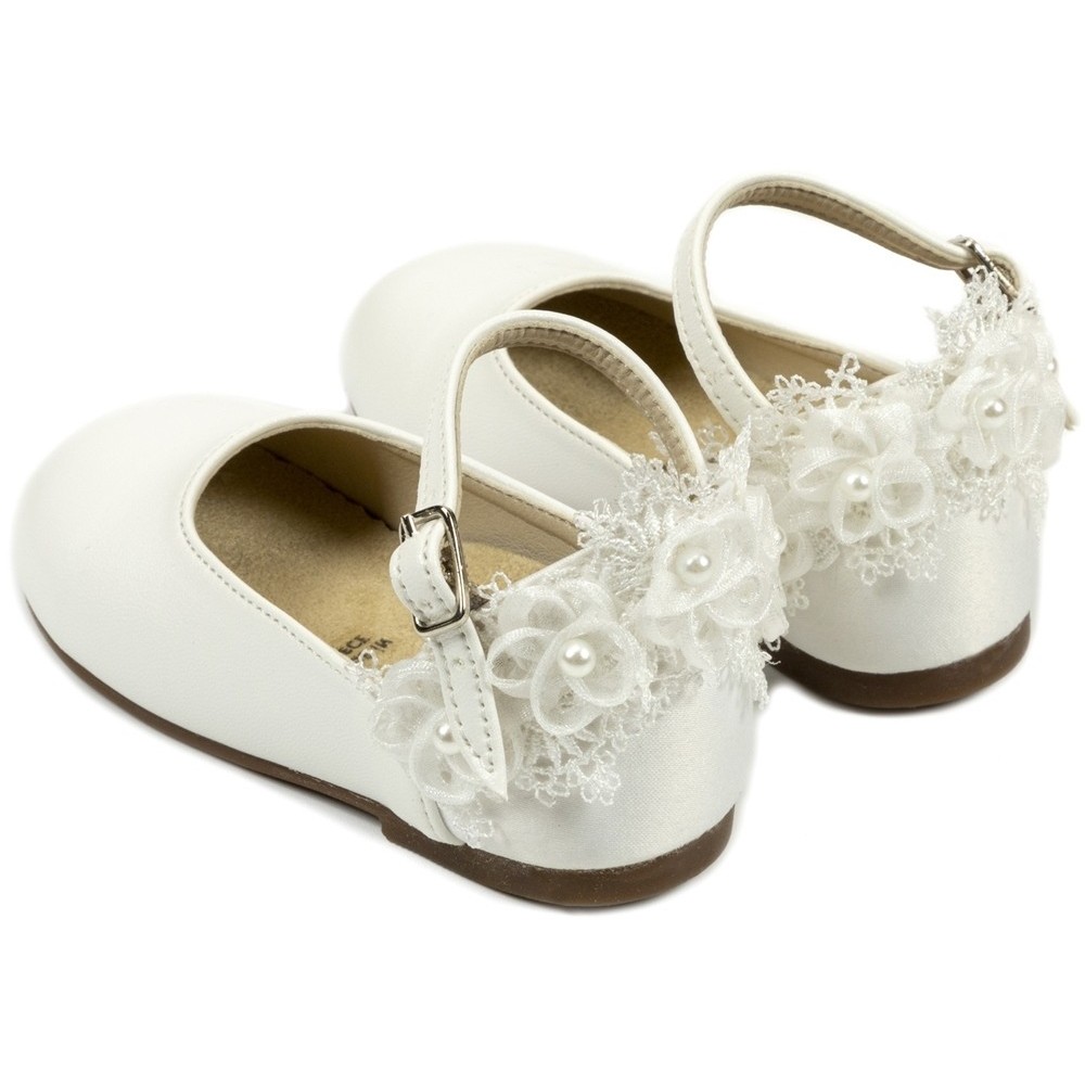 Βαπτιστικά παπούτσια κορίτσι BabyWalker Bs 3543 λευκό