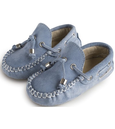 Βαπτιστικά παπούτσια αγόρι BabyWalker Bw 4139 σιέλ