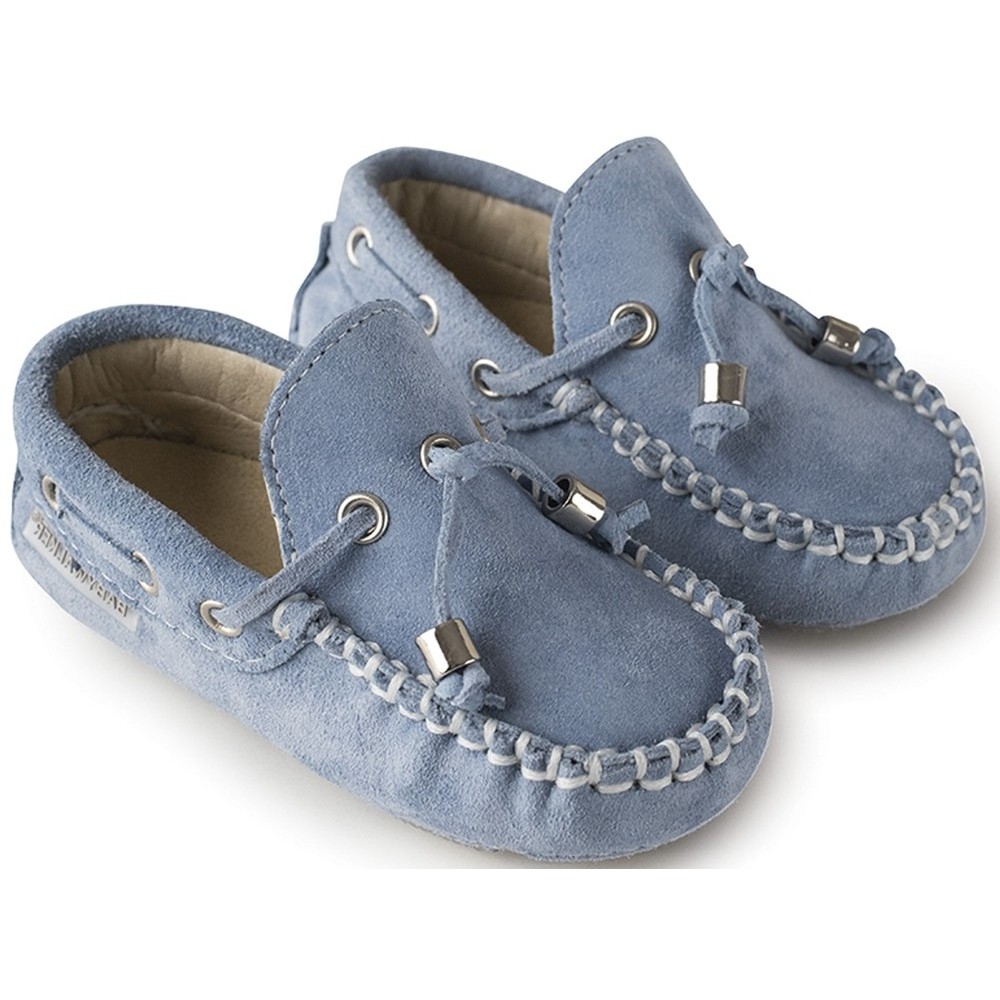 Βαπτιστικά παπούτσια αγόρι BabyWalker Bw 4139 σιέλ