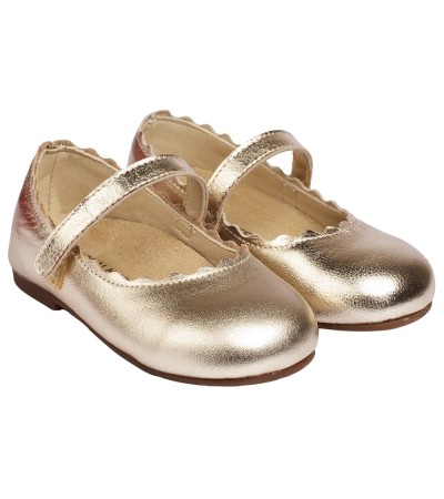 Βαπτιστικά παπούτσια κορίτσι BabyWalker Bw 4597 χρυσό