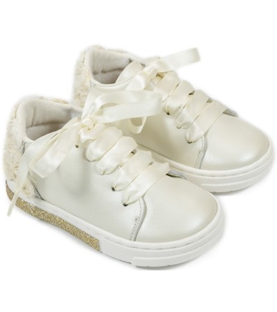 Βαπτιστικά παπούτσια κορίτσι BabyWalker Bw 4697 εκρού