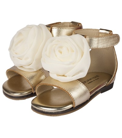 Βαπτιστικά παπούτσια κορίτσι BabyWalker Bw 4729 χρυσό - εκρού σε ΠΡΟΣΦΟΡΑ