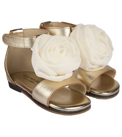 Βαπτιστικά παπούτσια κορίτσι BabyWalker Bw 4729 χρυσό - εκρού σε ΠΡΟΣΦΟΡΑ