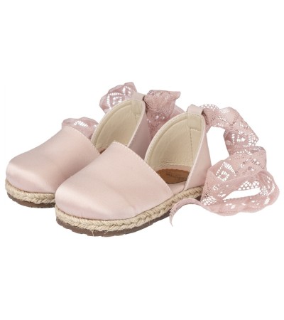 Βαπτιστικά παπούτσια κορίτσι BabyWalker Bw 4772 ροζ αντικέ