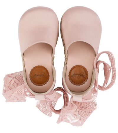 Βαπτιστικά παπούτσια κορίτσι BabyWalker Bw 4772 ροζ αντικέ