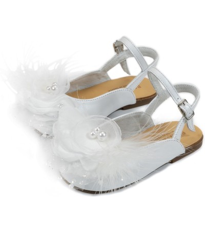 Βαπτιστικά παπούτσια κορίτσι BabyWalker Exc 5772 λευκό