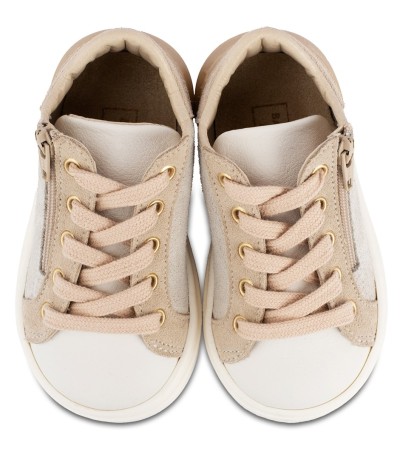 Βαπτιστικά παπούτσια αγόρι BabyWalker Exc 5253 λευκό - μπεζ σε ΠΡΟΣΦΟΡΑ