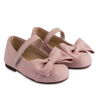 Βαπτιστικά παπούτσια κορίτσι BabyWalker Bw 4801 ροζ