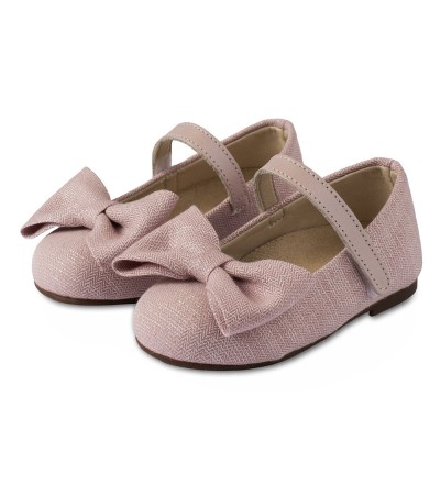 Βαπτιστικά παπούτσια κορίτσι BabyWalker Bw 4801 ροζ