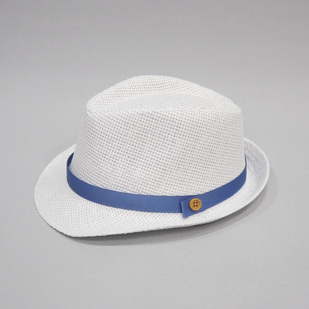 Βαπτιστικό καπέλο αγόρι λευκό - ραφ onirata 14-01-10