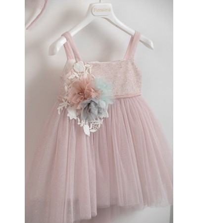 Βαπτιστικό φόρεμα Piccolino Yasmine Pink