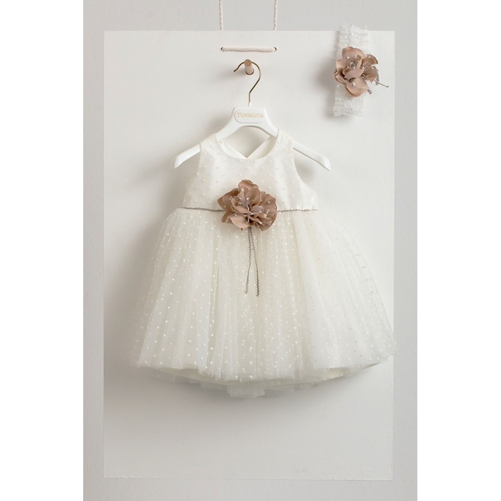 Βαπτιστικό φόρεμα Piccolino Jolanda-23 Ivory