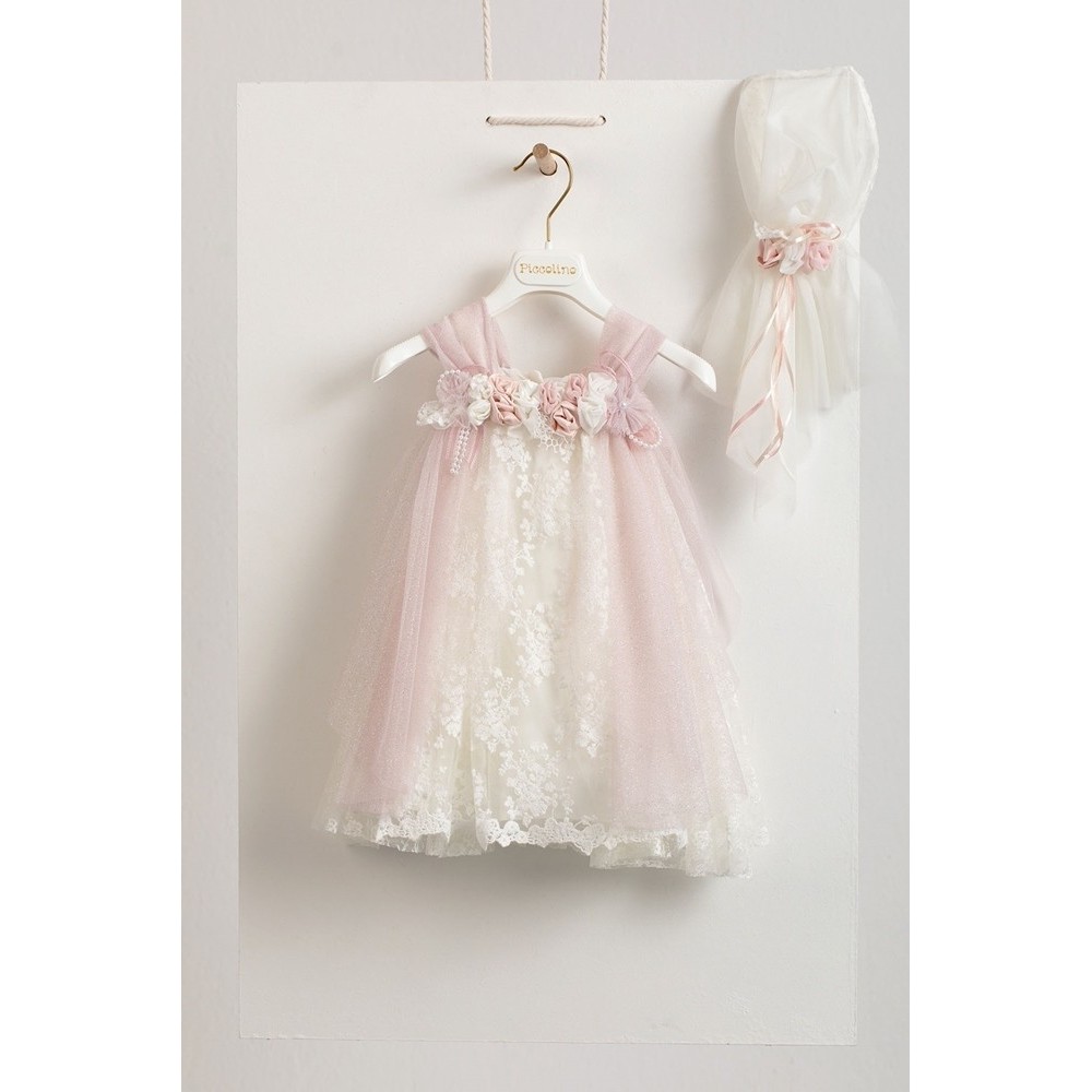 Βαπτιστικό φόρεμα Piccolino Tuliana Pink