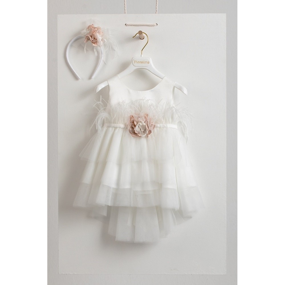 Βαπτιστικό φόρεμα Piccolino Tiffany Ivory