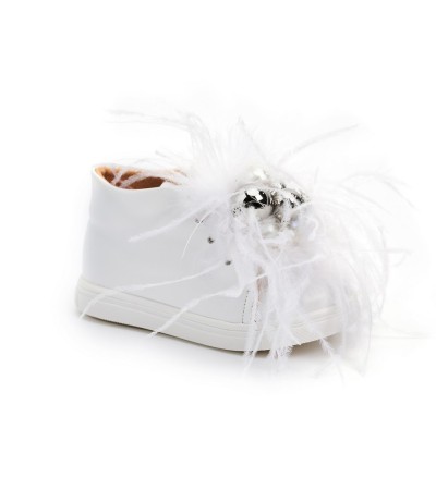 Βαπτιστικά παπούτσια κορίτσι Gorgino 2288-1 λευκό