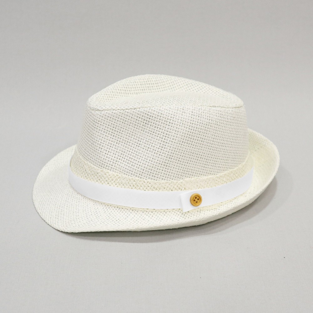 Βαπτιστικό καπέλο αγόρι εκρού - λευκό onirata 14-02-01