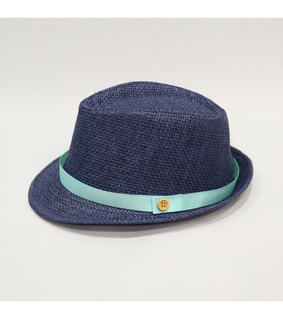 Βαπτιστικό καπέλο αγόρι μπλε σκούρο - βεραμάν onirata 14-03-07
