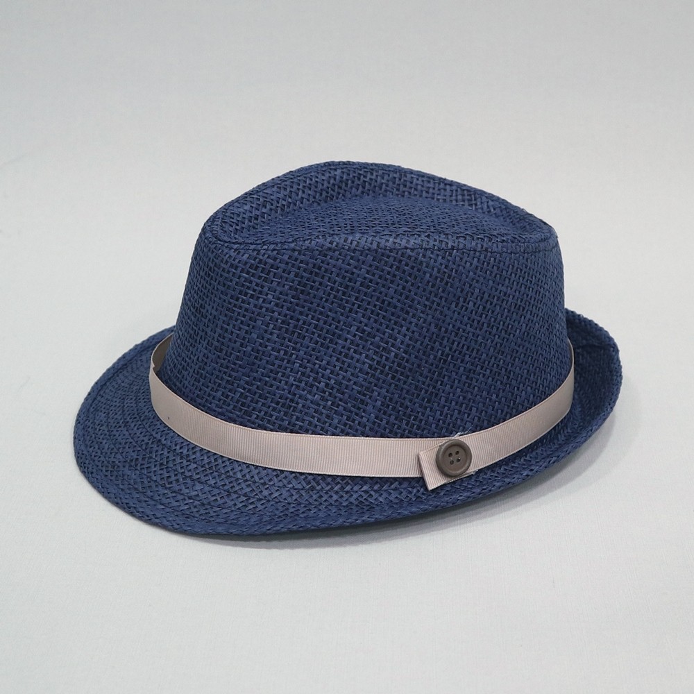 Βαπτιστικό καπέλο αγόρι μπλε σκούρο - μπεζ καφέ onirata 14-03-04