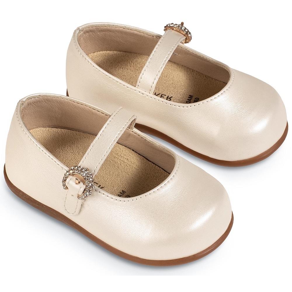 Βαπτιστικά παπούτσια κορίτσι BabyWalker Pri 2624 εκρού