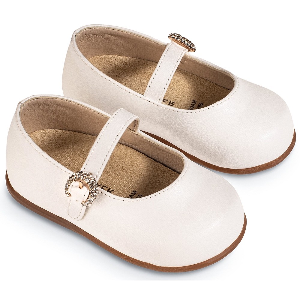 Βαπτιστικά παπούτσια κορίτσι BabyWalker Pri 2624 λευκό