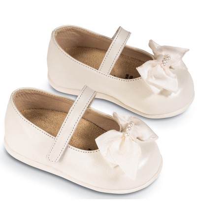 Βαπτιστικά παπούτσια κορίτσι BabyWalker Pri 2625 εκρού