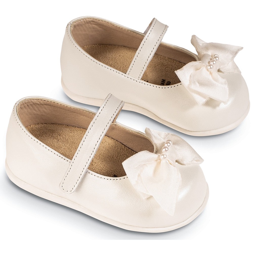 Βαπτιστικά παπούτσια κορίτσι BabyWalker Pri 2625 εκρού