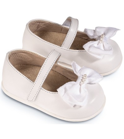 Βαπτιστικά παπούτσια κορίτσι BabyWalker Pri 2625 λευκό