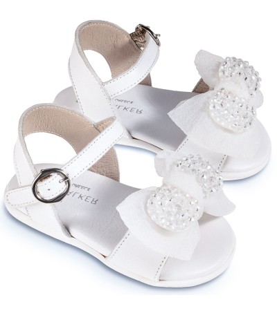 Βαπτιστικά παπούτσια κορίτσι BabyWalker Pri 2627 λευκό