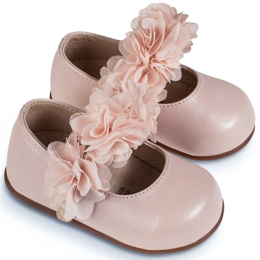 Βαπτιστικά παπούτσια κορίτσι BabyWalker Pri 2632 ροζ