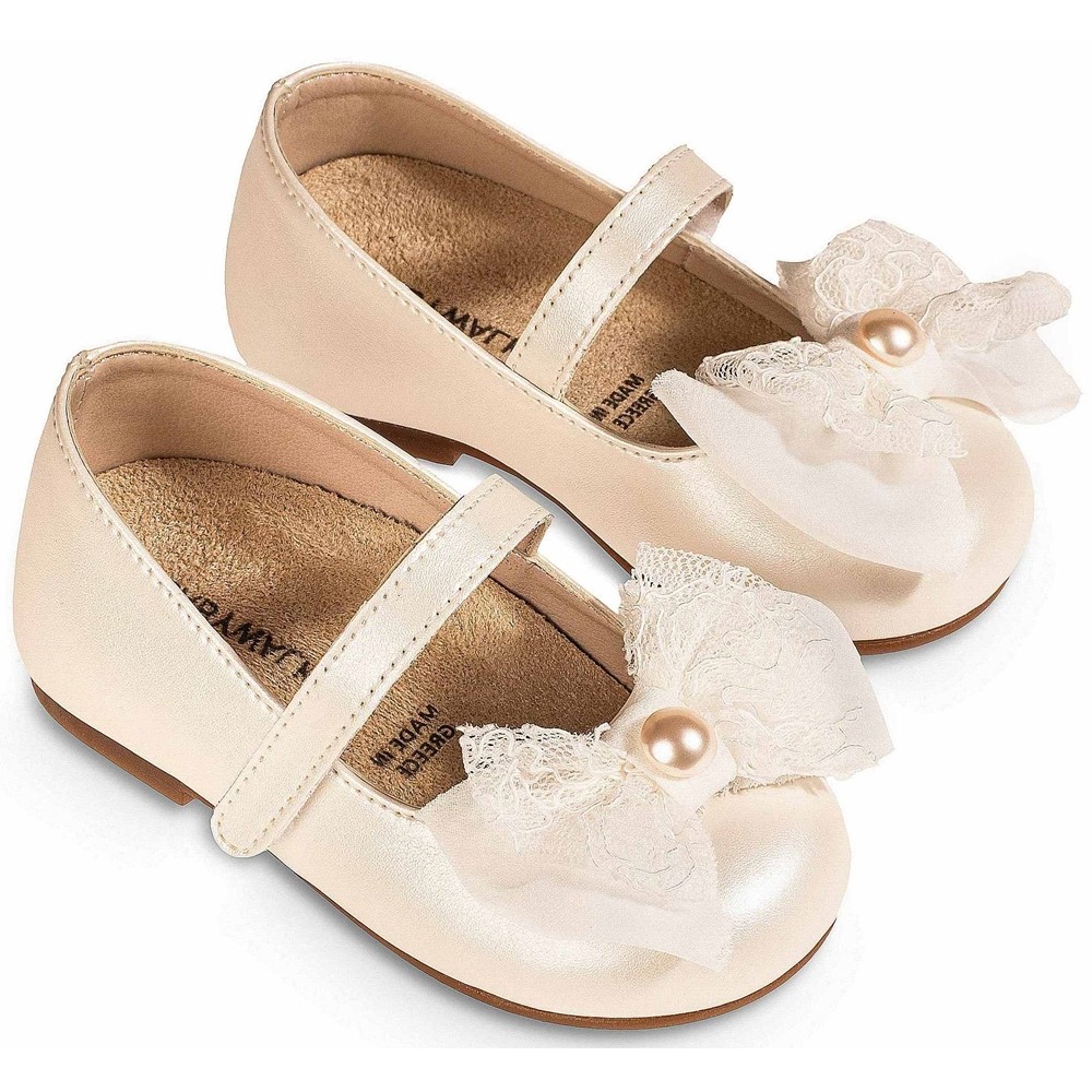 Βαπτιστικά παπούτσια κορίτσι BabyWalker Bs 3583 εκρού