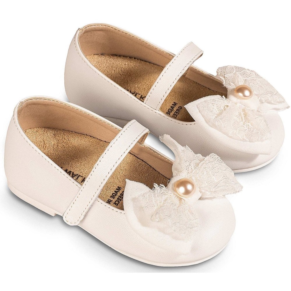 Βαπτιστικά παπούτσια κορίτσι BabyWalker Bs 3583 λευκό