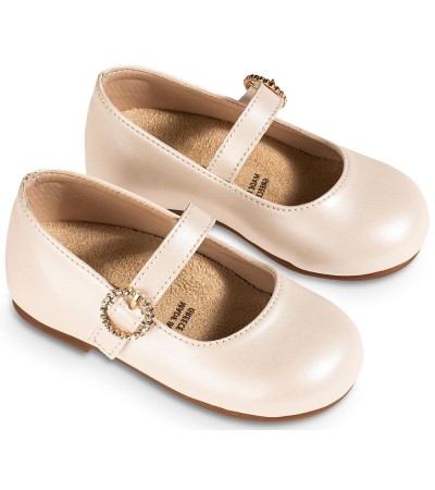 Βαπτιστικά παπούτσια κορίτσι BabyWalker Bs 3586 εκρού