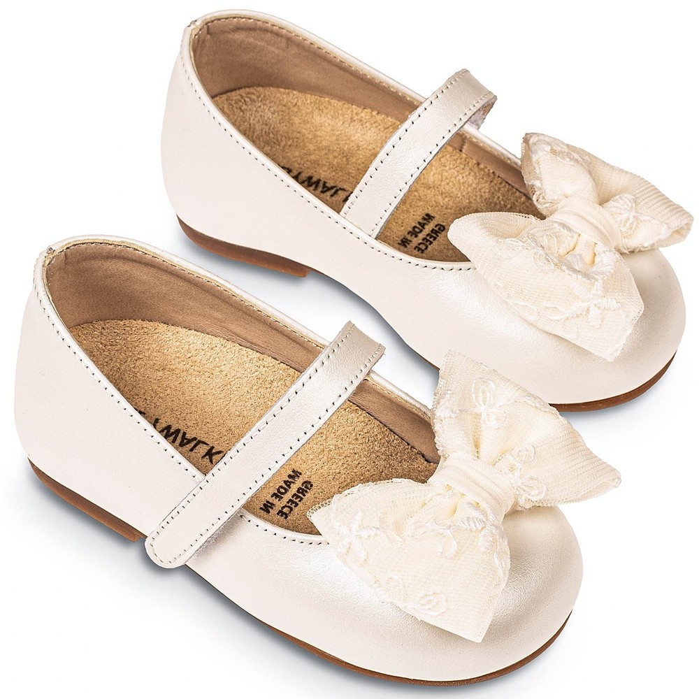 Βαπτιστικά παπούτσια κορίτσι BabyWalker Bw 4825 εκρού