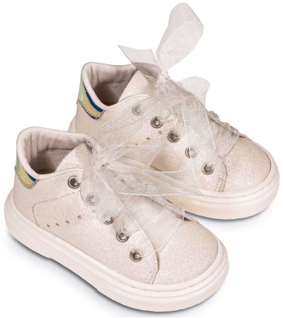 Βαπτιστικά παπούτσια κορίτσι BabyWalker Bw 4830 λευκό