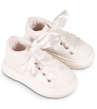 Βαπτιστικά παπούτσια κορίτσι BabyWalker Exc 5856 λευκό